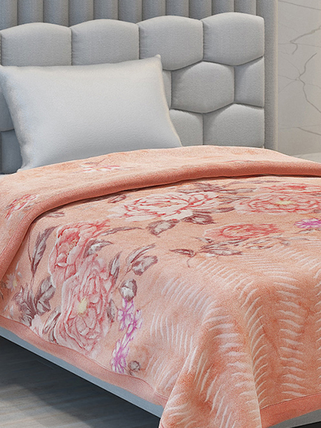 Printed Single Bed Blanket for Mild Winter -2 Ply