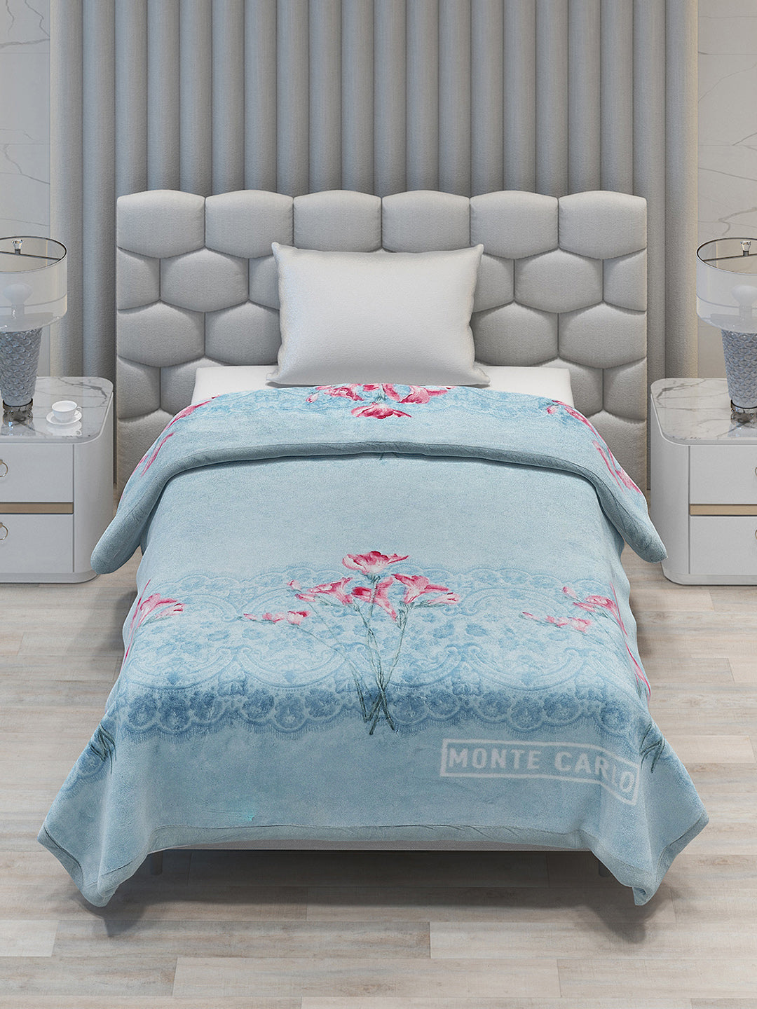 Printed Single Bed Blanket for Mild Winter -2 Ply