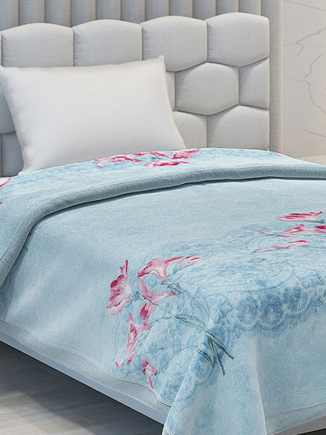 Printed Single Bed Blanket for Mild Winter -2 Ply