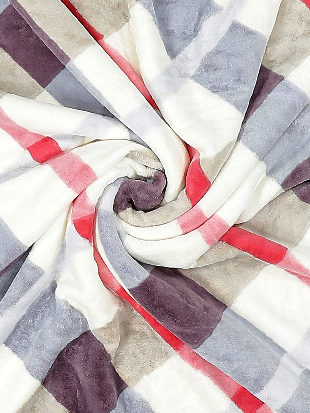 Checkered Single Bed Blanket for Mild Winter -2 Ply
