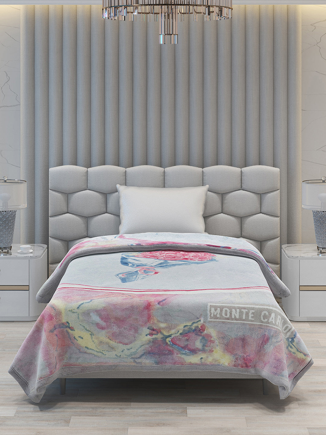 Printed Single Bed Blanket for Mild Winter -2 Ply