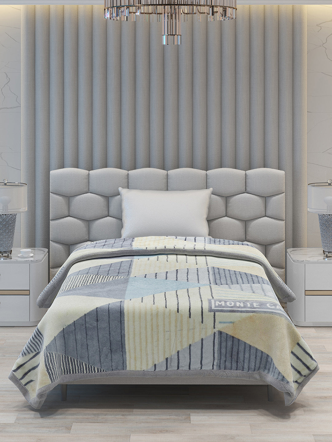 Printed Single Bed Blanket for Mild Winter -2 Ply