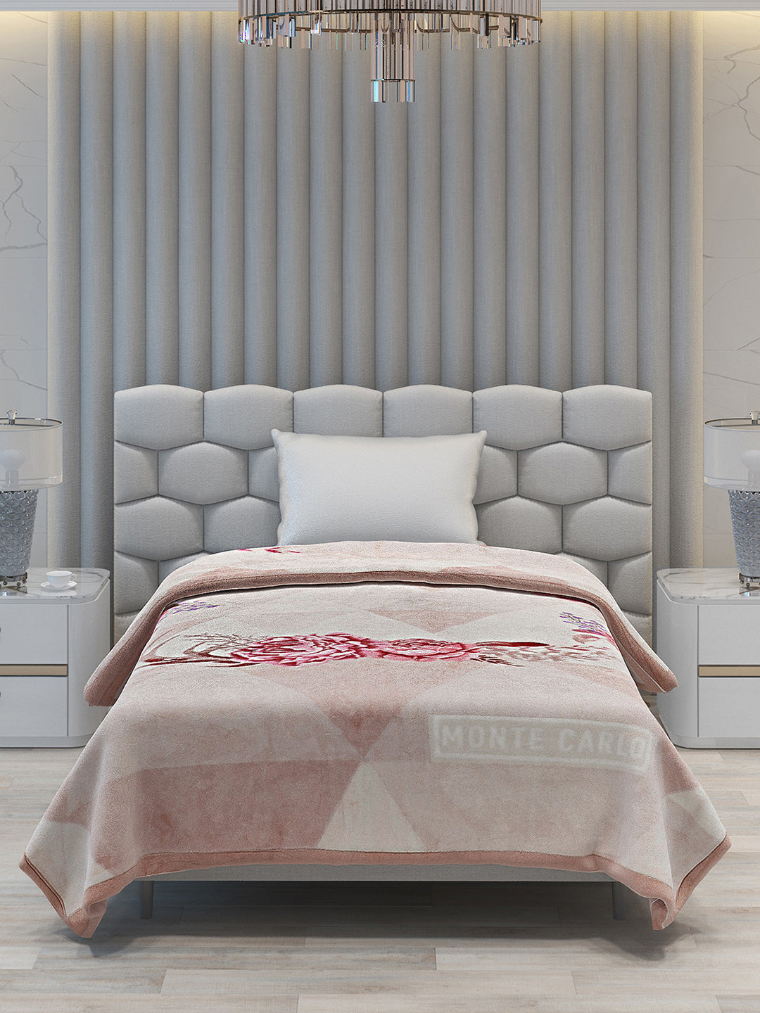 Printed Single Bed Blanket for Mild Winter -2 Ply