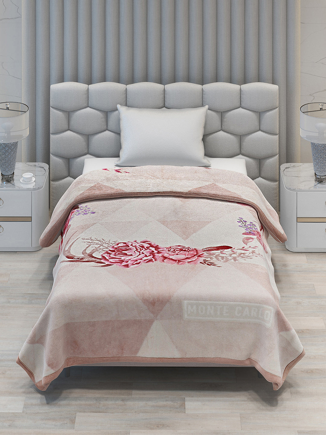 Printed Single Bed Blanket for Mild Winter -2 Ply