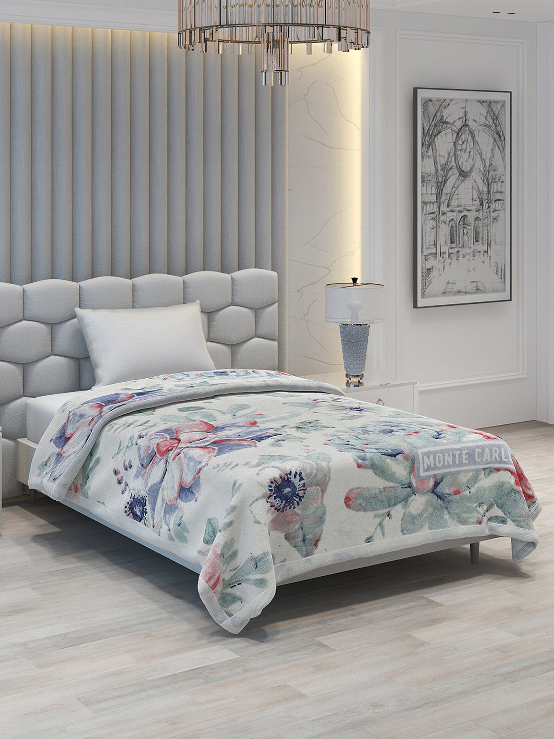 Printed Single Bed Blanket for Mild Winter -2 Ply