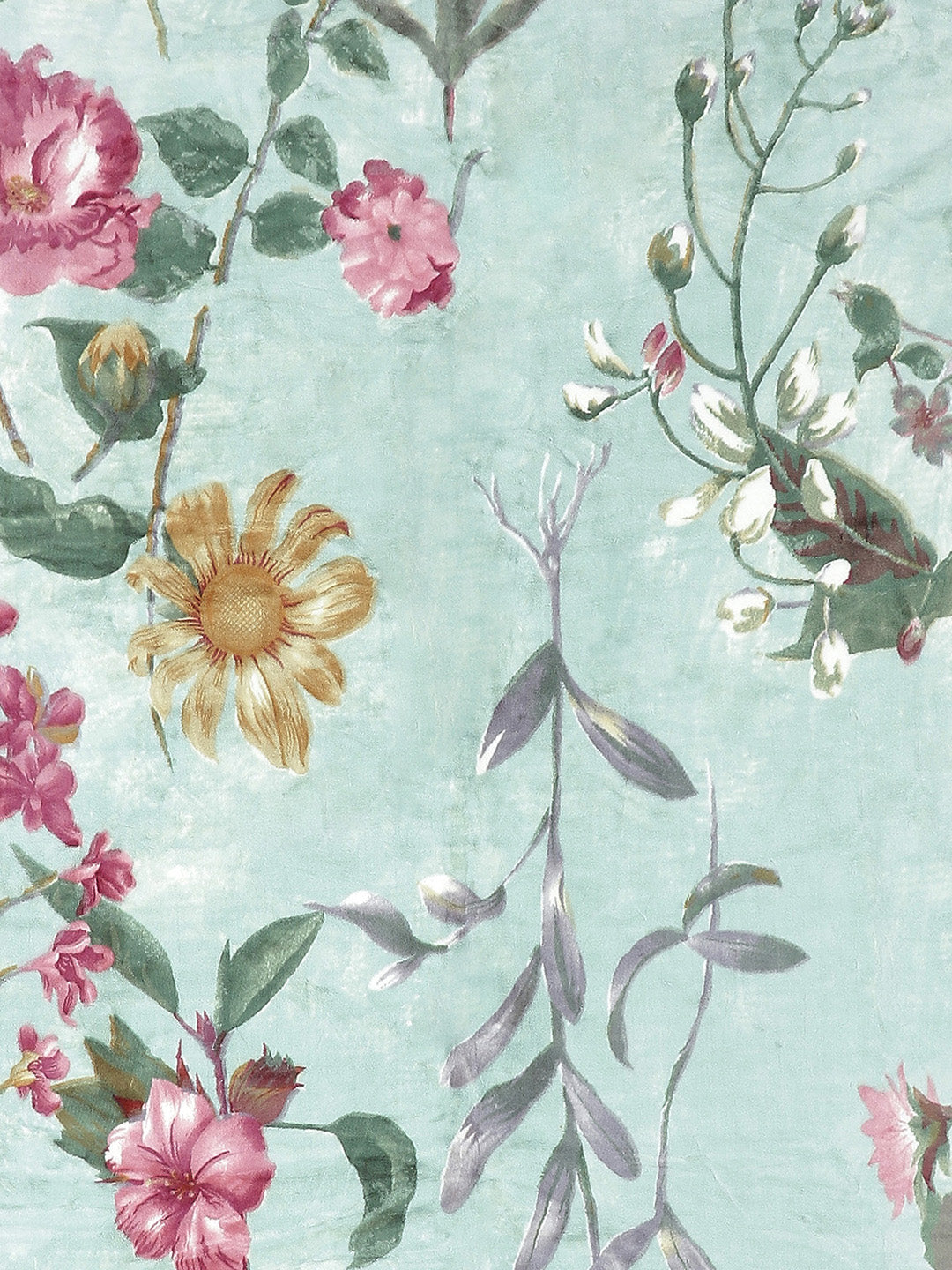 Printed Single Bed Blanket for Mild Winter -2 Ply