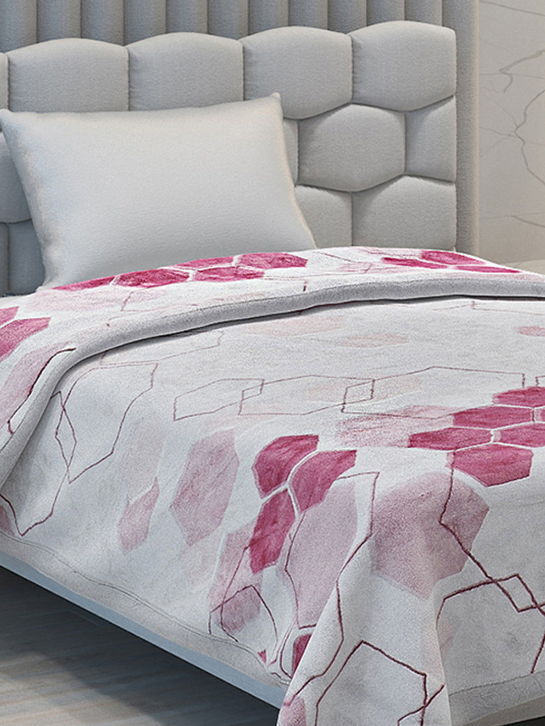 Printed Single Bed Blanket for Mild Winter -2 Ply