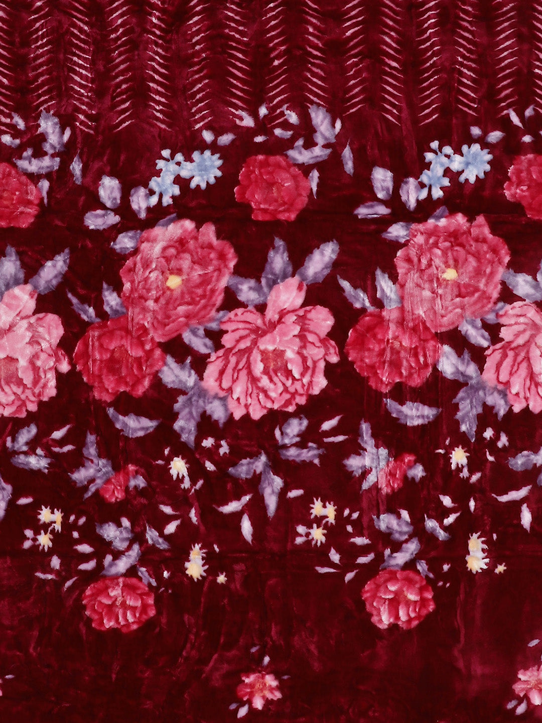 Printed Double Bed Blanket for Heavy Winter -2 Ply