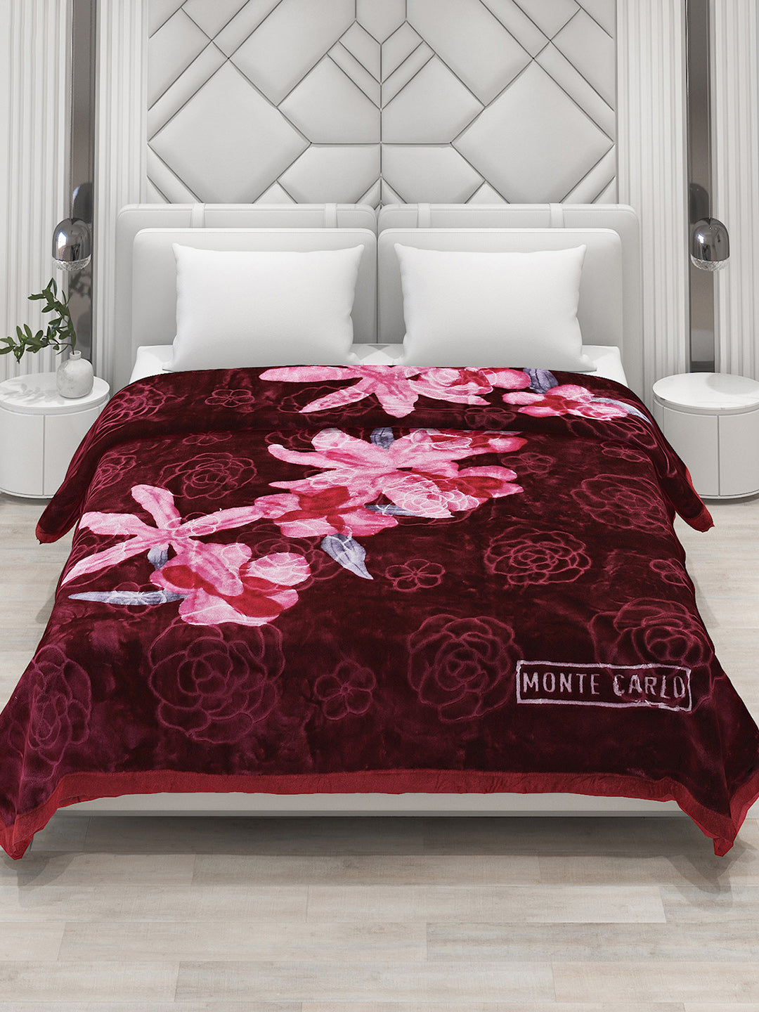 Printed Double Bed Blanket for Heavy Winter -2 Ply