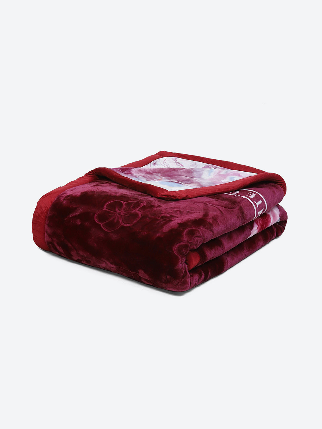 Printed Double Bed Blanket for Heavy Winter -2 Ply