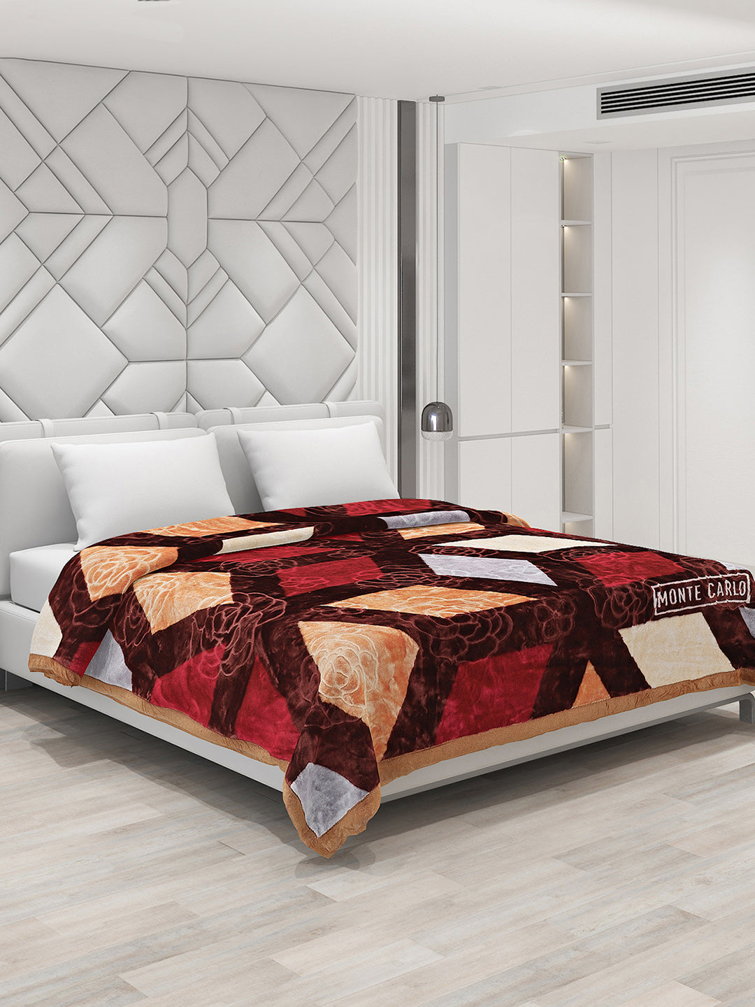 Printed Double Bed Blanket for Heavy Winter -2 Ply