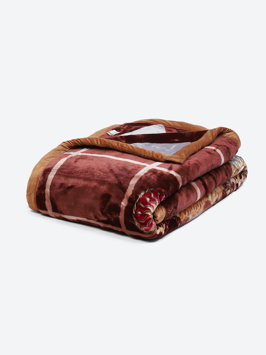 Printed Double Bed Blanket for Heavy Winter -2 Ply