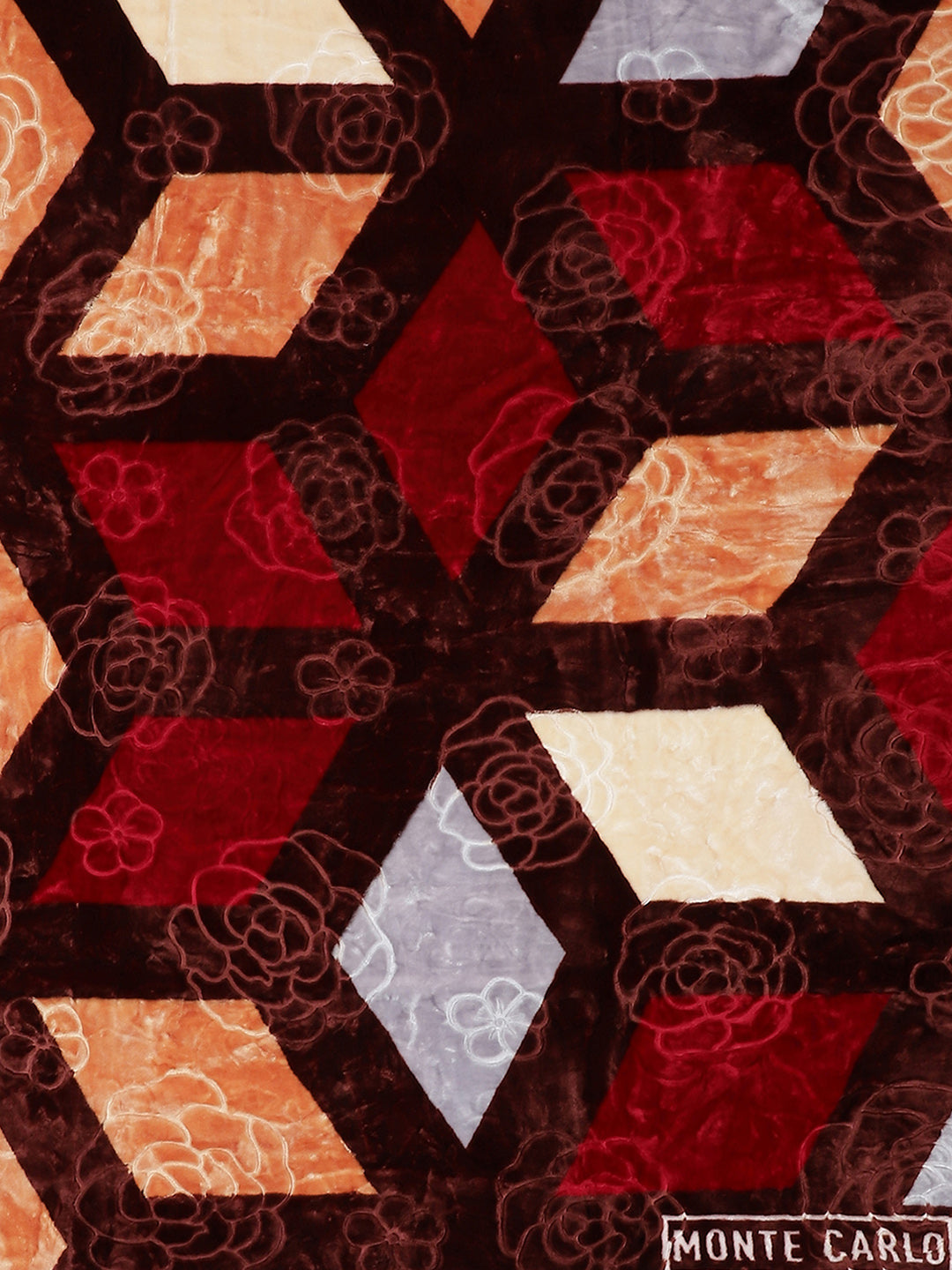 Printed Double Bed Blanket for Heavy Winter -2 Ply