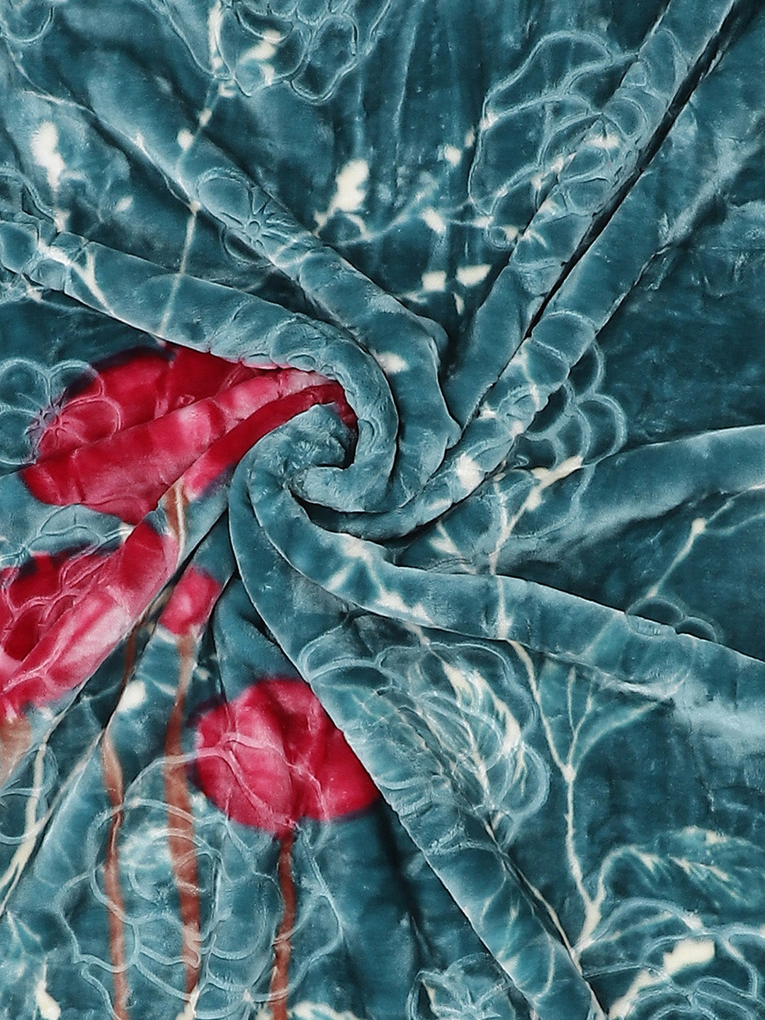 Printed Double Bed Blanket for Heavy Winter -2 Ply