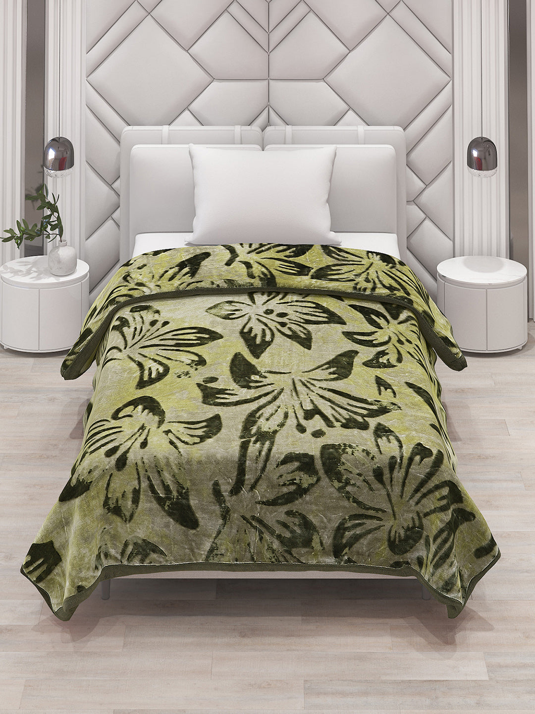 Printed Single Bed Blanket for Mild Winter -2 Ply
