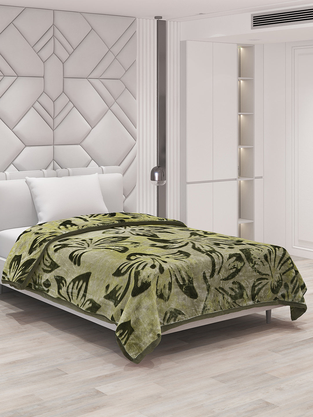 Printed Single Bed Blanket for Mild Winter -2 Ply