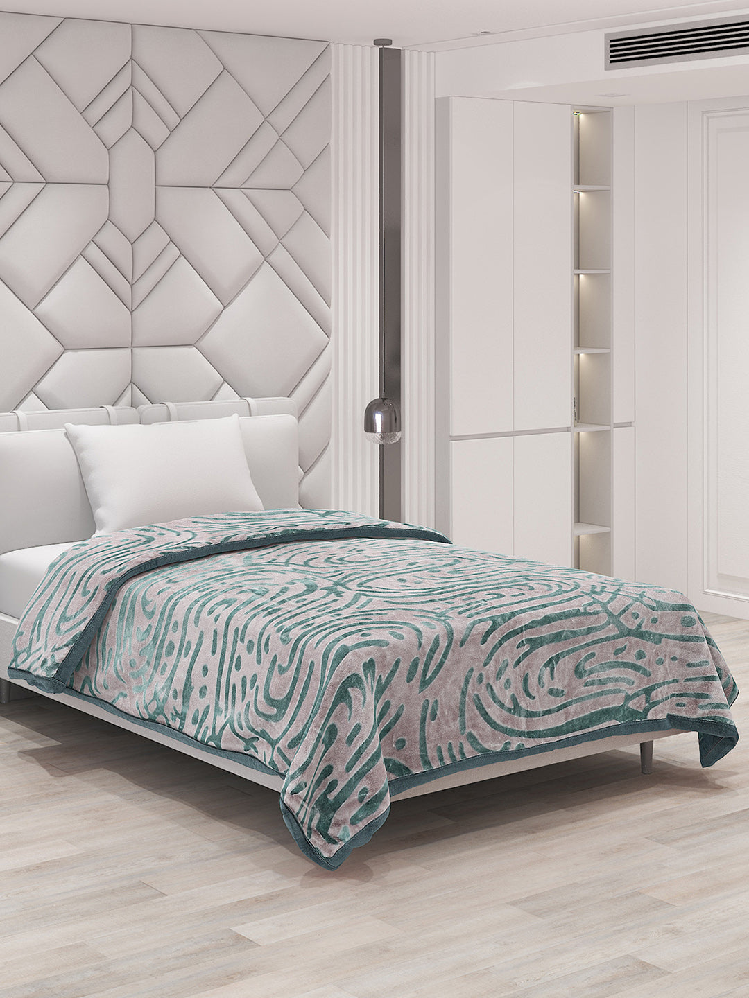 Printed Single Bed Blanket for Mild Winter -2 Ply