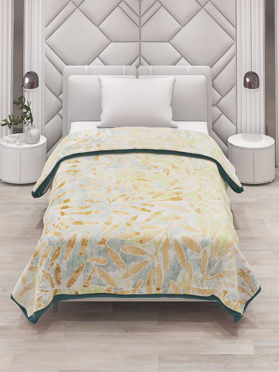 Printed Single Bed Blanket for Mild Winter -2 Ply