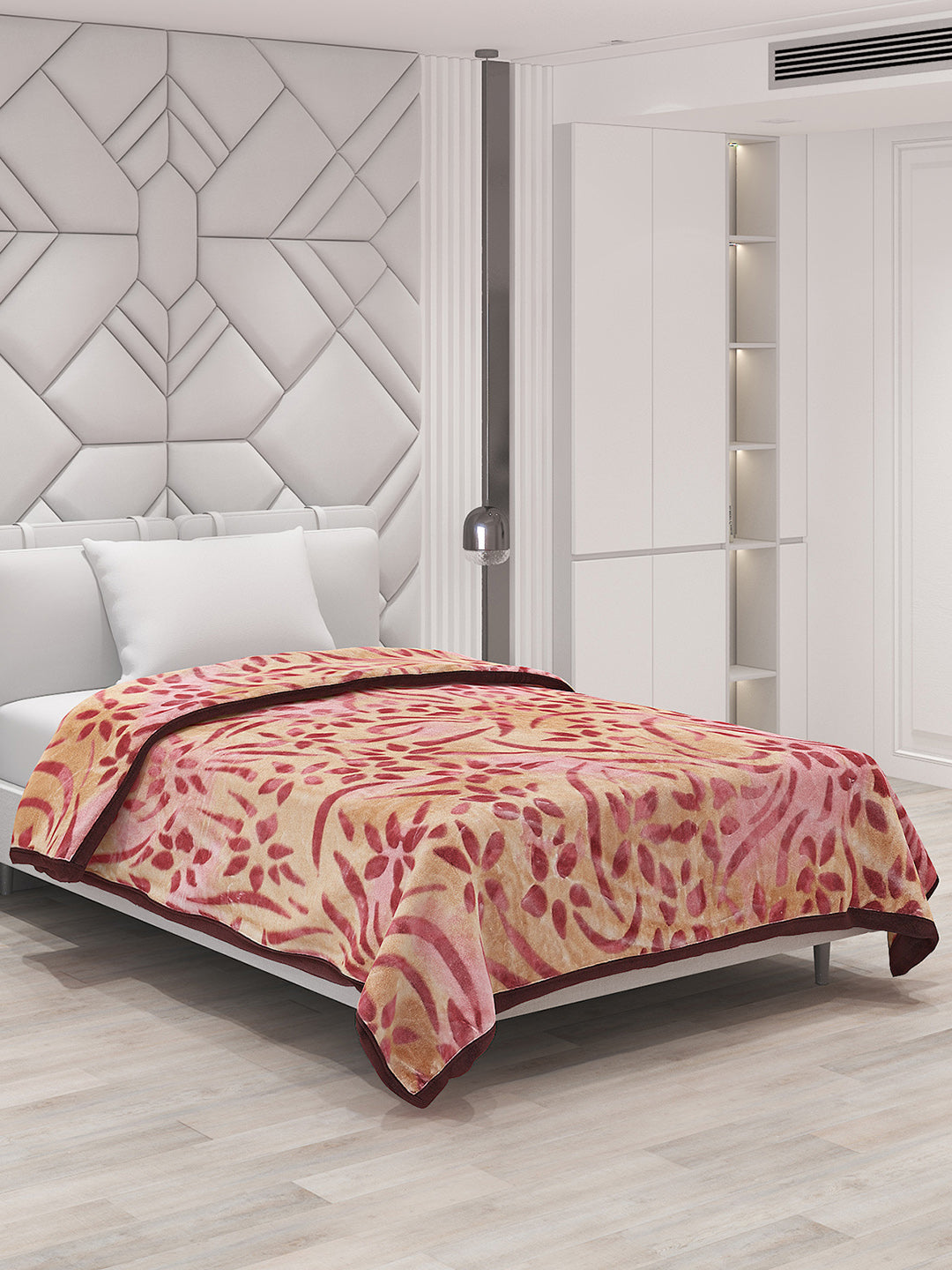 Printed Single Bed Blanket for Mild Winter -2 Ply