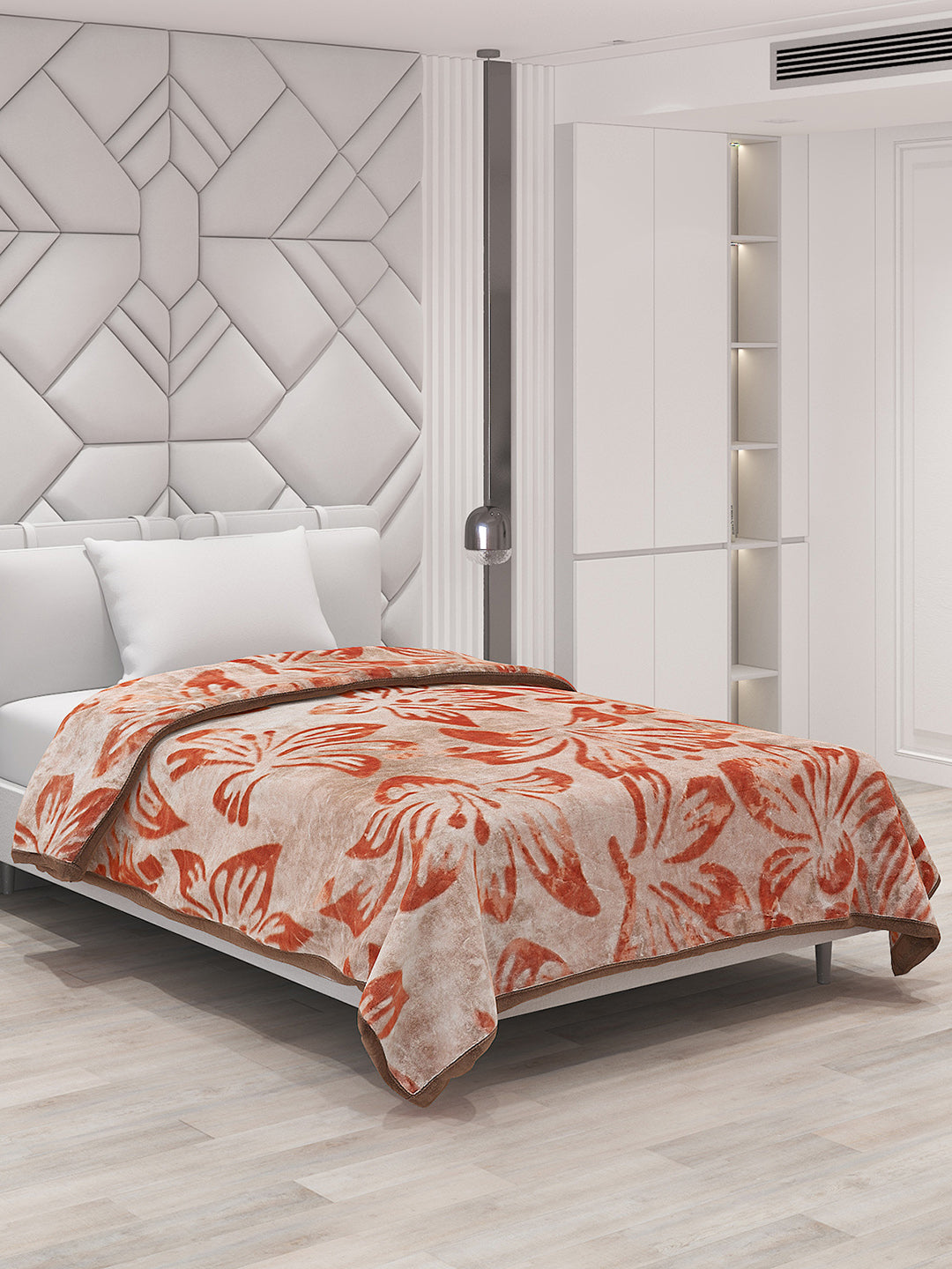 Printed Single Bed Blanket for Mild Winter -2 Ply