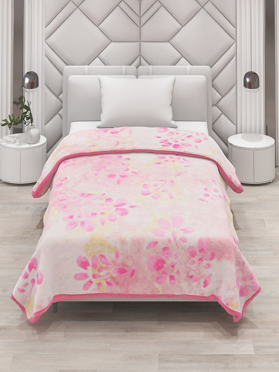 Printed Single Bed Blanket for Mild Winter -2 Ply