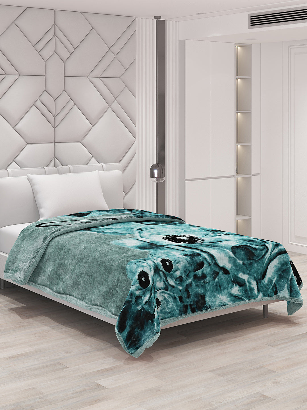 Printed Single Bed Blanket for Mild Winter -1 Ply