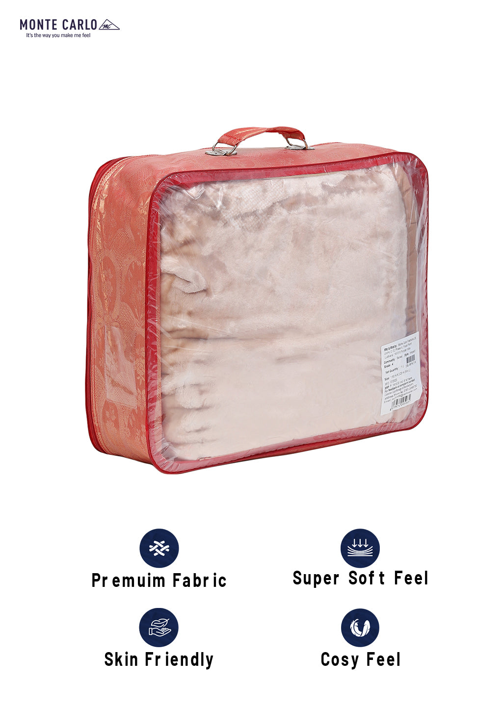 Printed Single Bed Blanket for Mild Winter -1 Ply