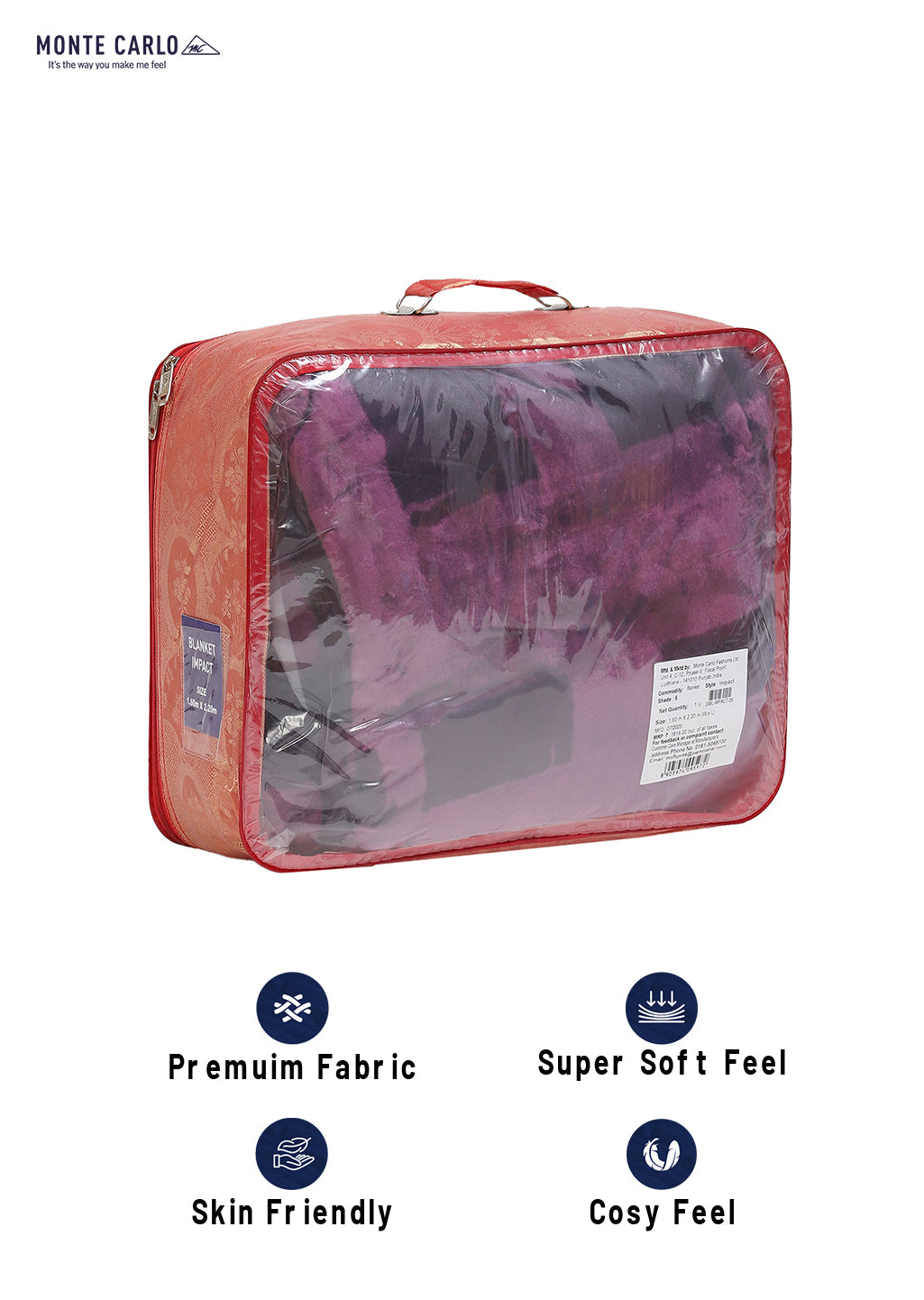 Printed Single Bed Blanket for Mild Winter -1 Ply