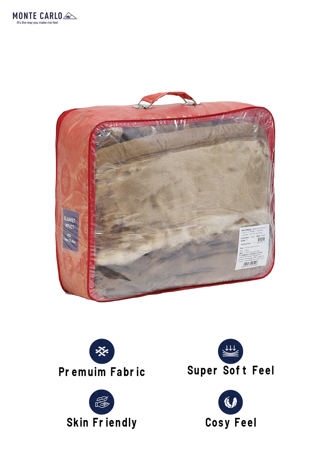 Printed Single Bed Blanket for Mild Winter -1 Ply