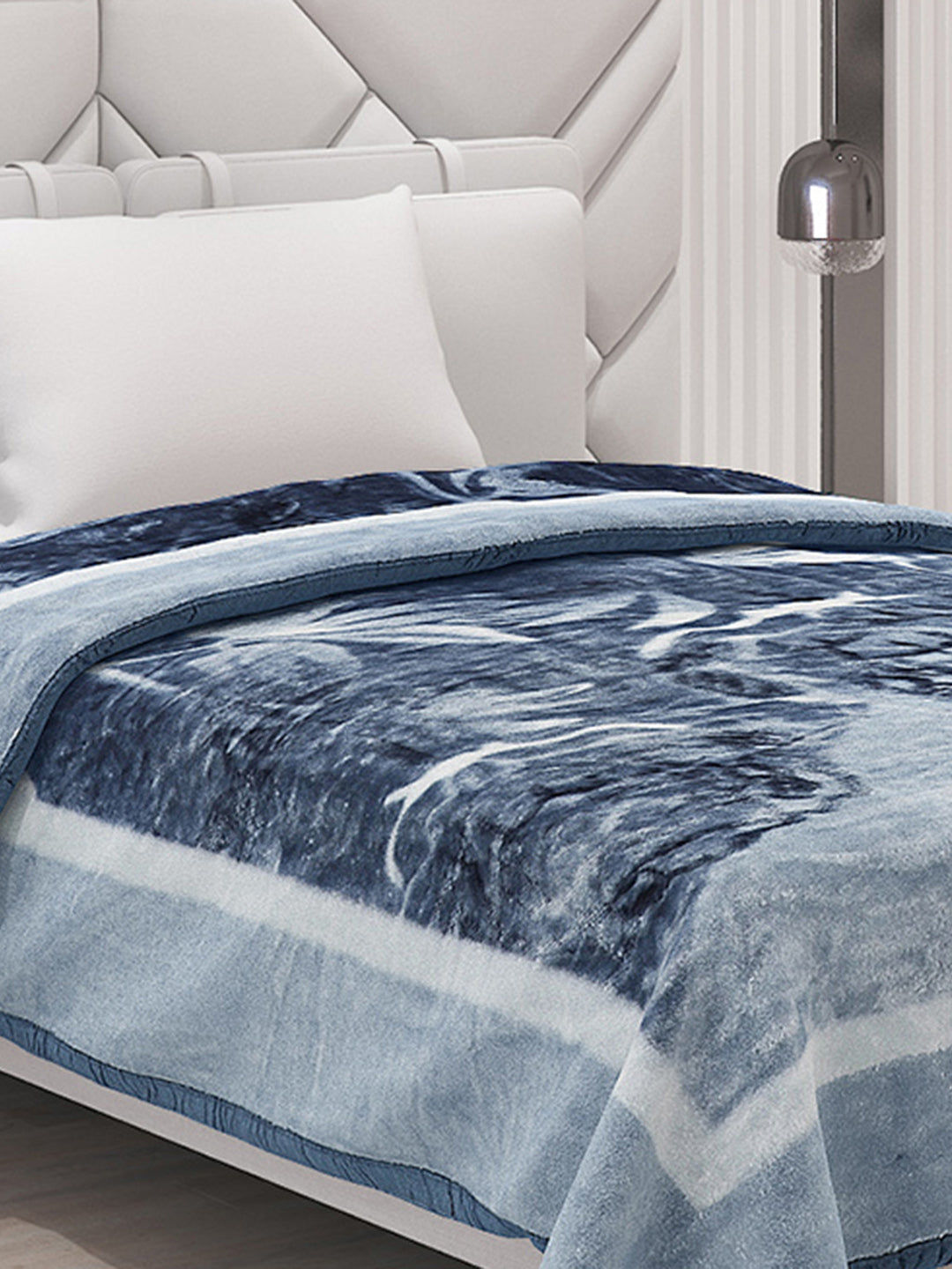 Printed Single Bed Blanket for Mild Winter -1 Ply