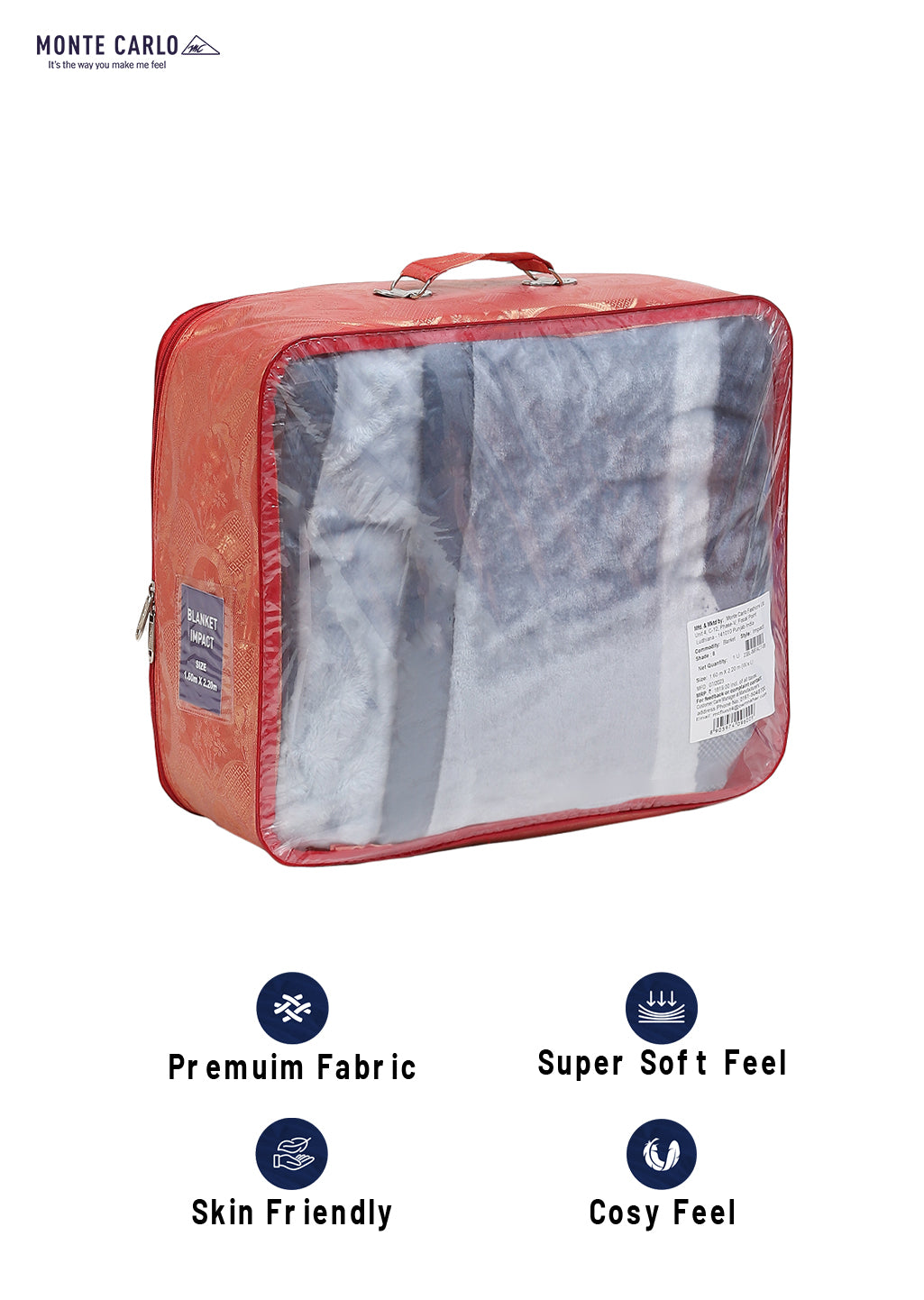 Printed Single Bed Blanket for Mild Winter -1 Ply