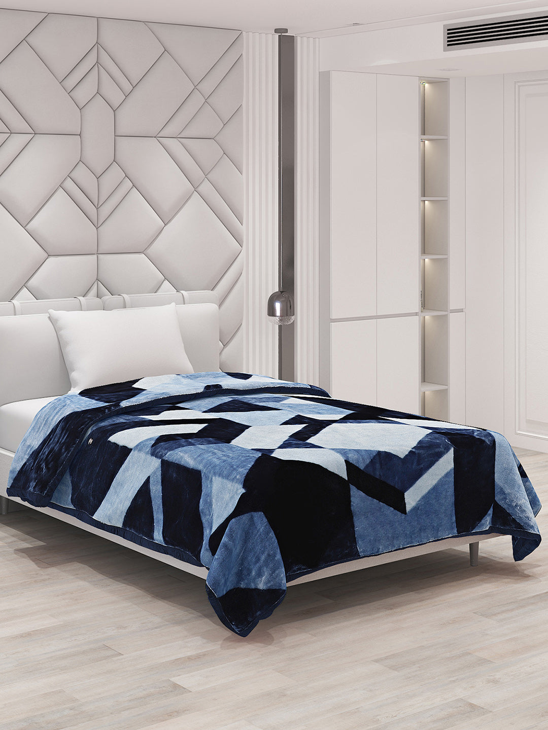 Printed Single Bed Blanket for Mild Winter -1 Ply