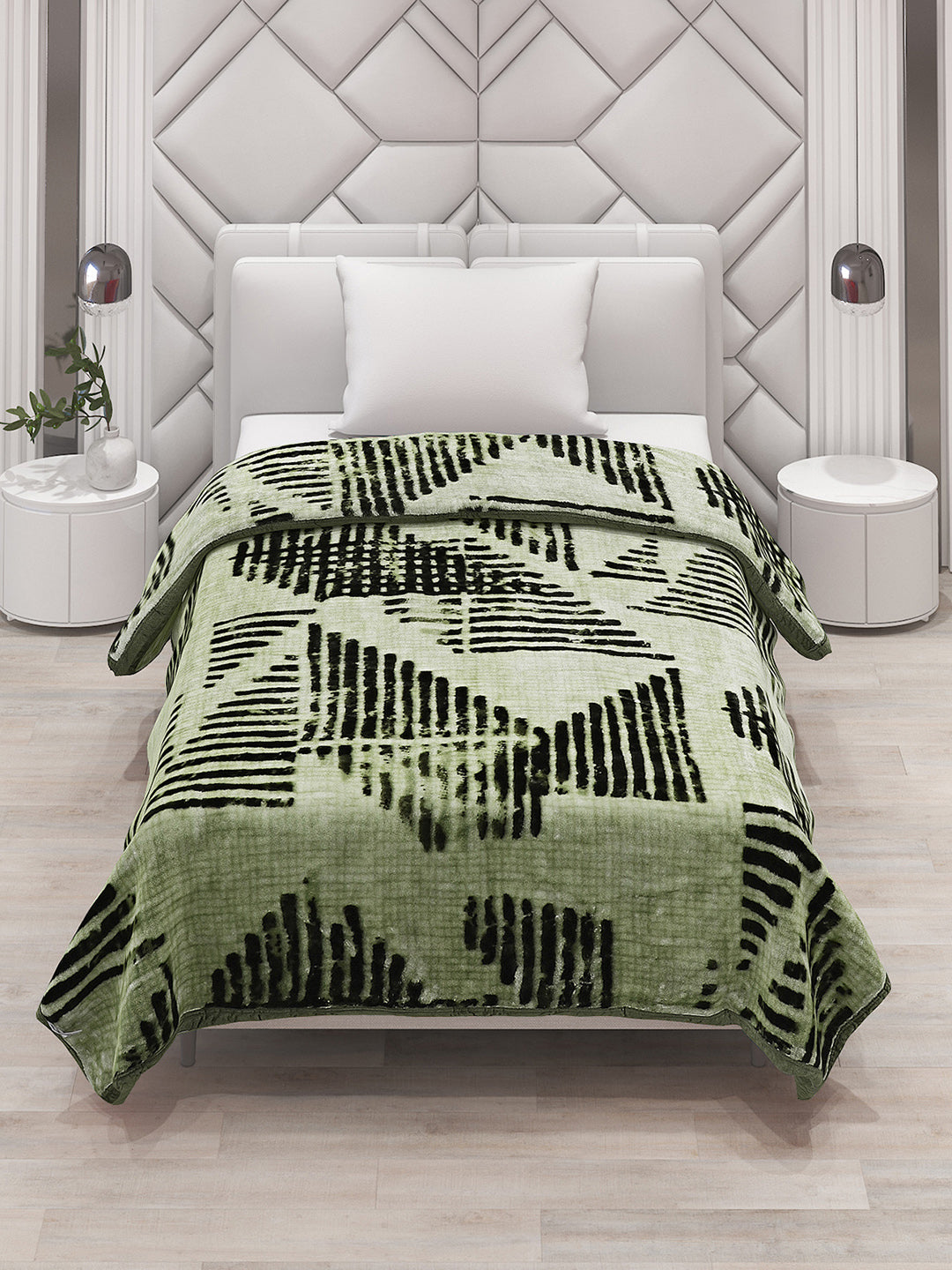 Printed Single Bed Blanket for Mild Winter -1 Ply