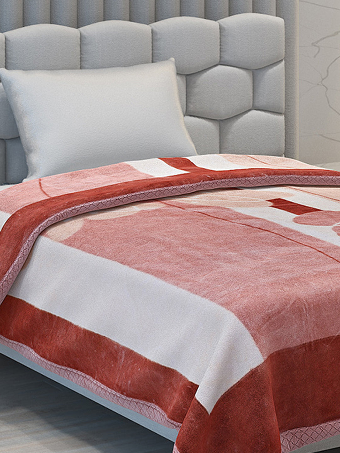 Printed Single Bed Blanket for Mild Winter -2 Ply