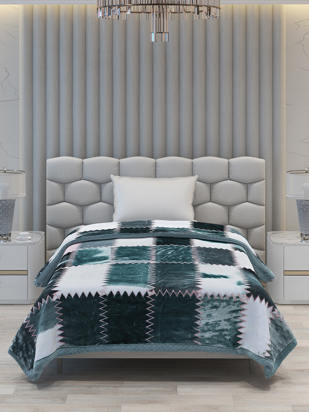 Printed Single Bed Blanket for Mild Winter -2 Ply