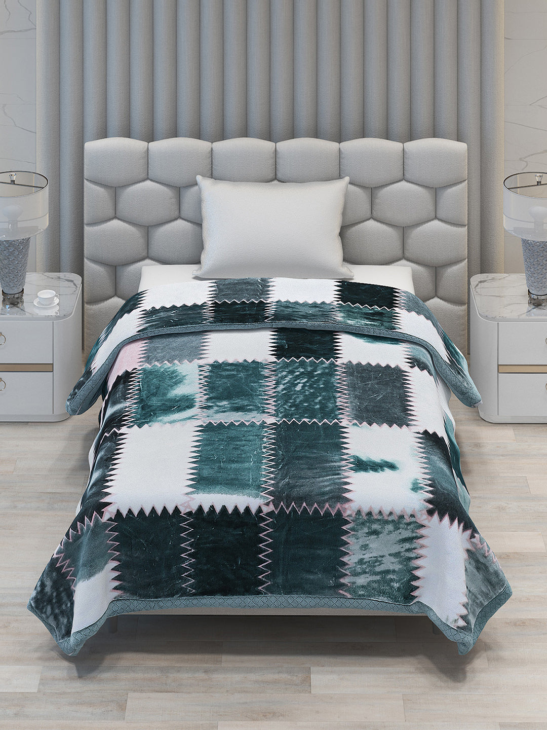 Printed Single Bed Blanket for Mild Winter -2 Ply