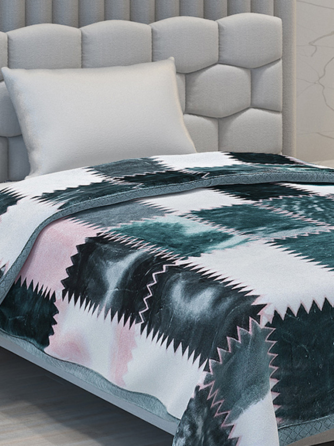 Printed Single Bed Blanket for Mild Winter -2 Ply