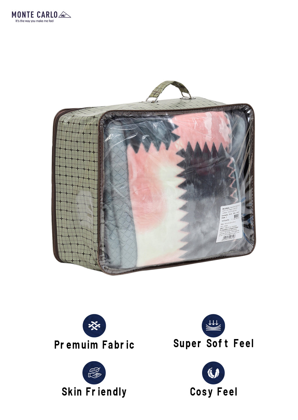 Printed Single Bed Blanket for Mild Winter -2 Ply