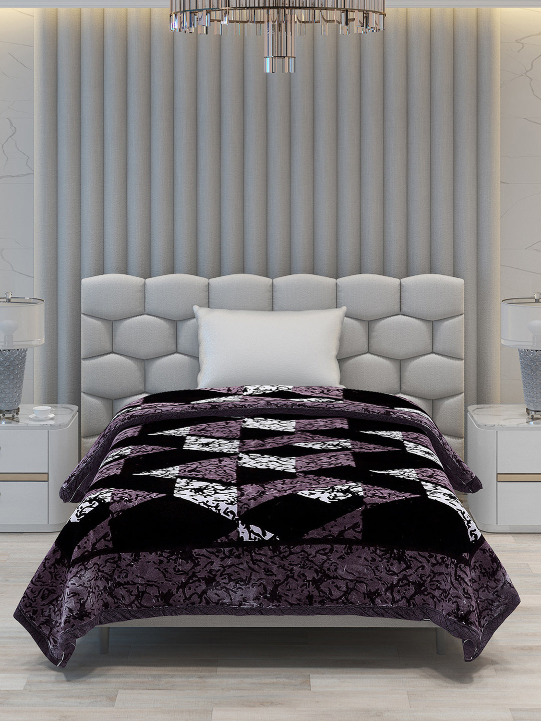 Printed Single Bed Blanket for Mild Winter -2 Ply