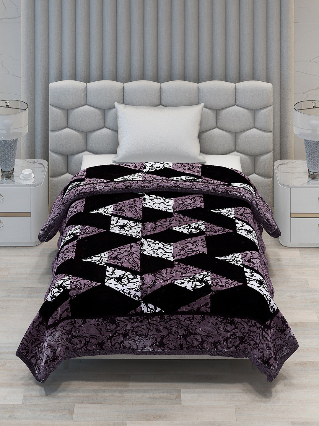 Printed Single Bed Blanket for Mild Winter -2 Ply