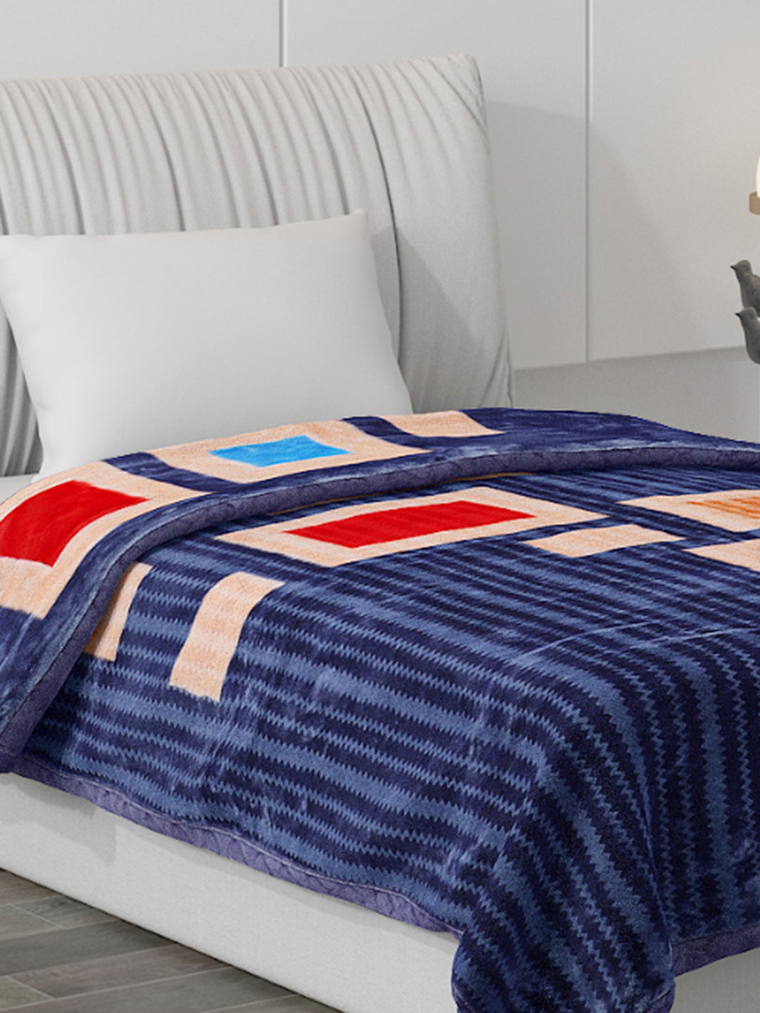 Printed Single Bed Blanket for Heavy Winter -2 Ply