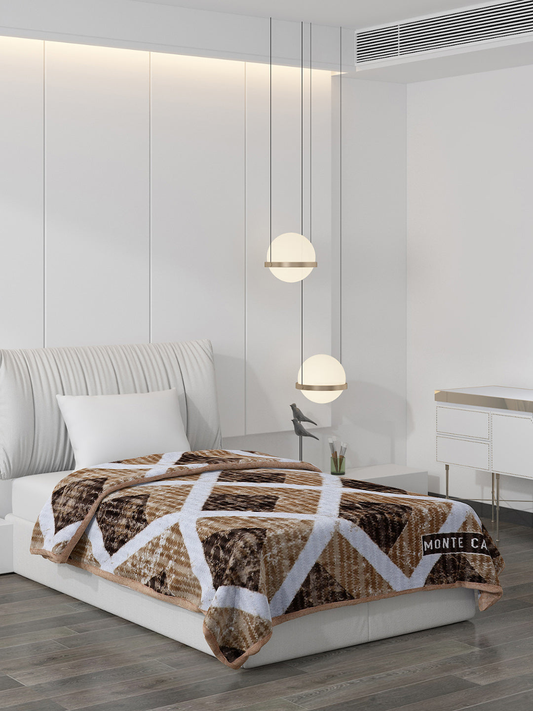 Printed Single Bed Blanket for Heavy Winter -2 Ply