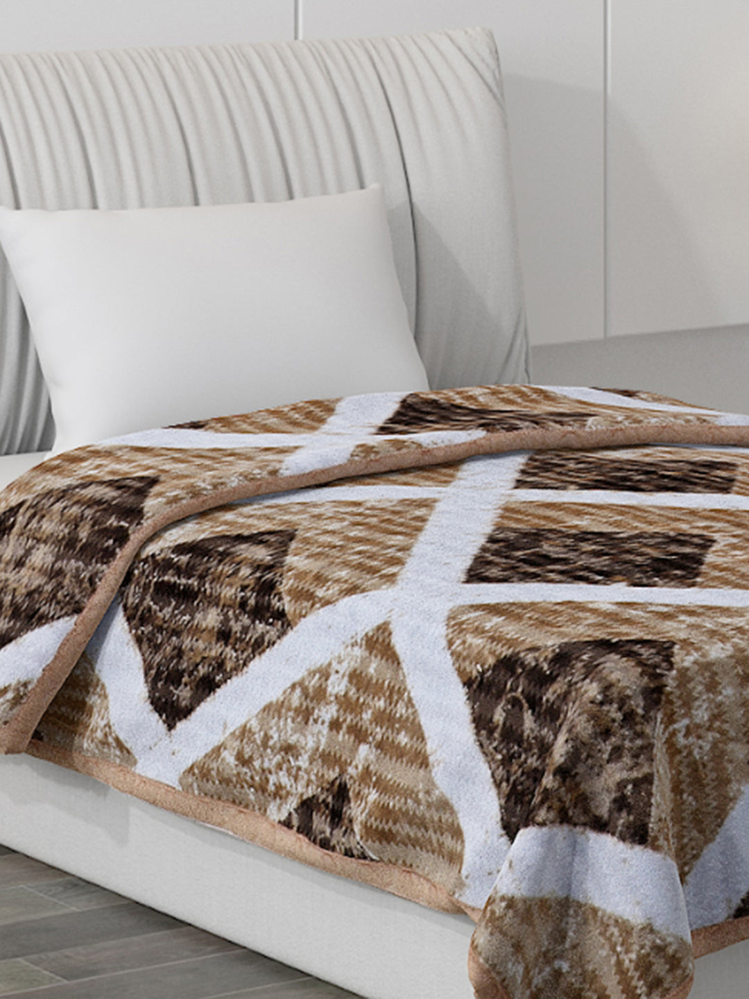 Printed Single Bed Blanket for Heavy Winter -2 Ply