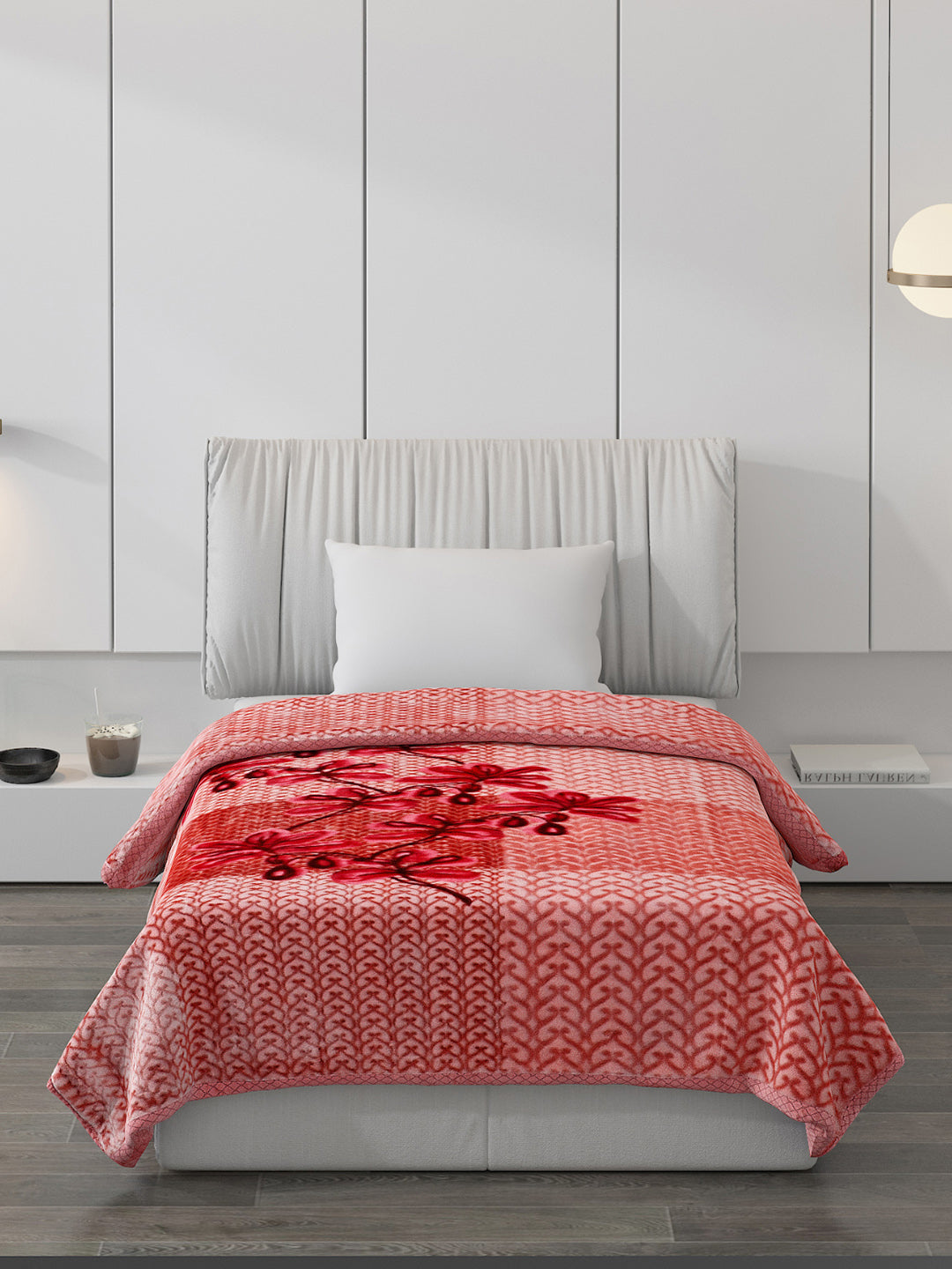Printed Single Bed Blanket for Mild Winter -2 Ply
