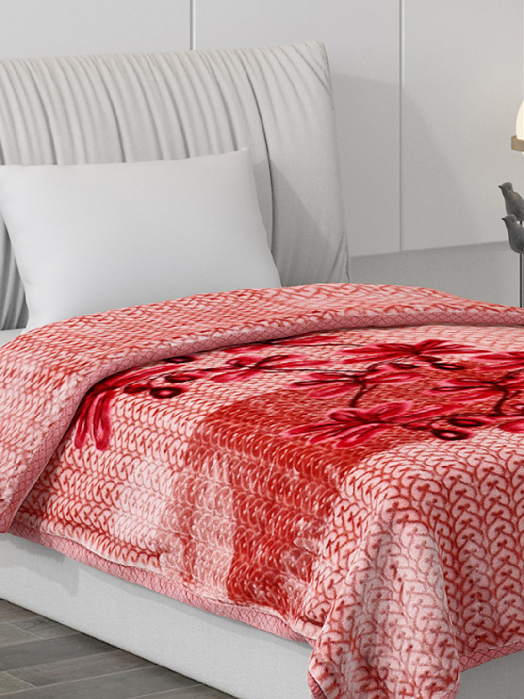 Printed Single Bed Blanket for Mild Winter -2 Ply