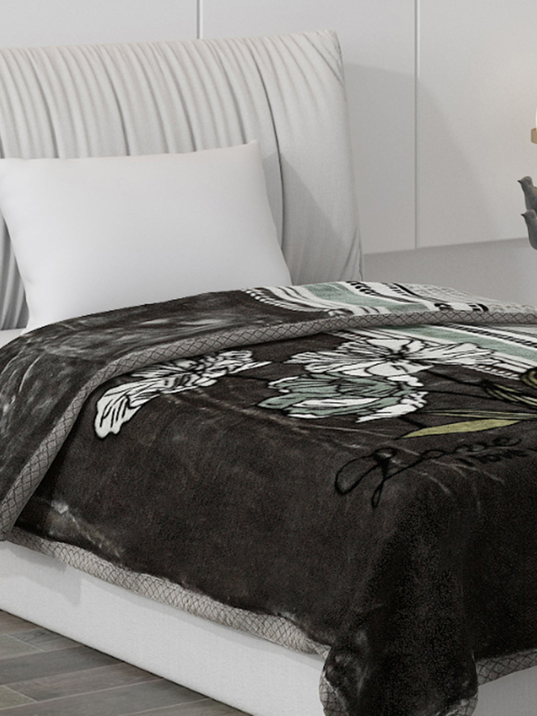 Printed Single Bed Blanket for Mild Winter -2 Ply