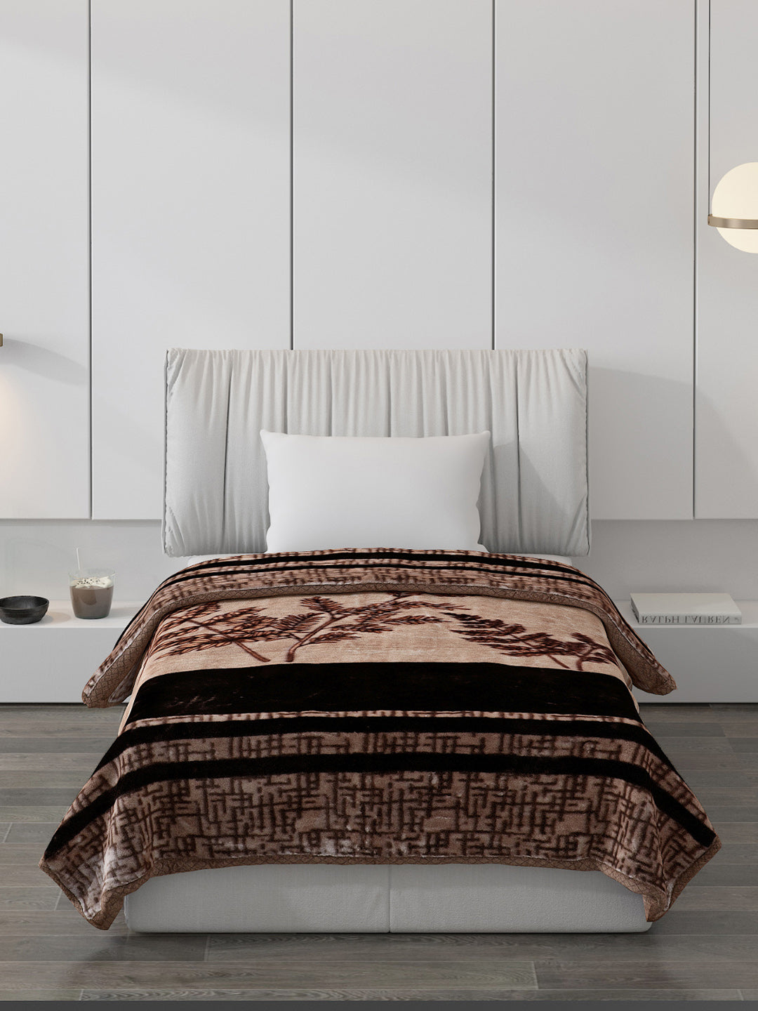 Printed Single Bed Blanket for Mild Winter -2 Ply