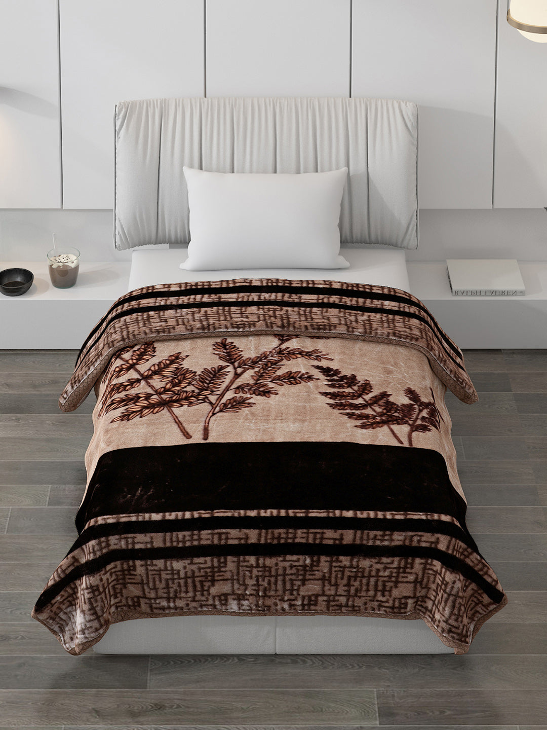 Printed Single Bed Blanket for Mild Winter -2 Ply