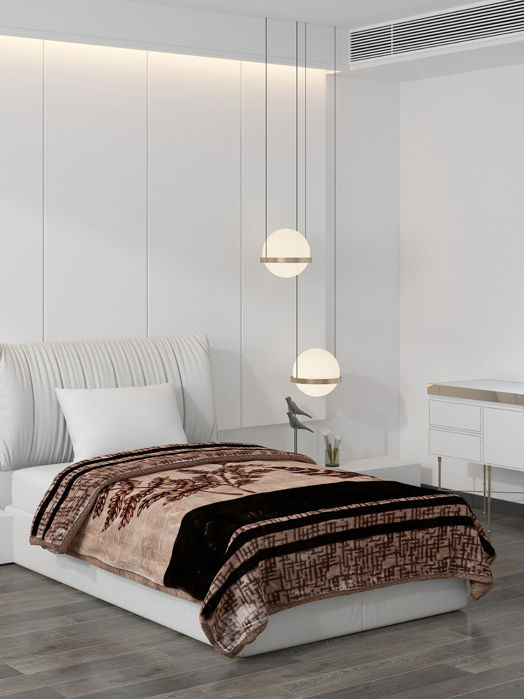 Printed Single Bed Blanket for Mild Winter -2 Ply