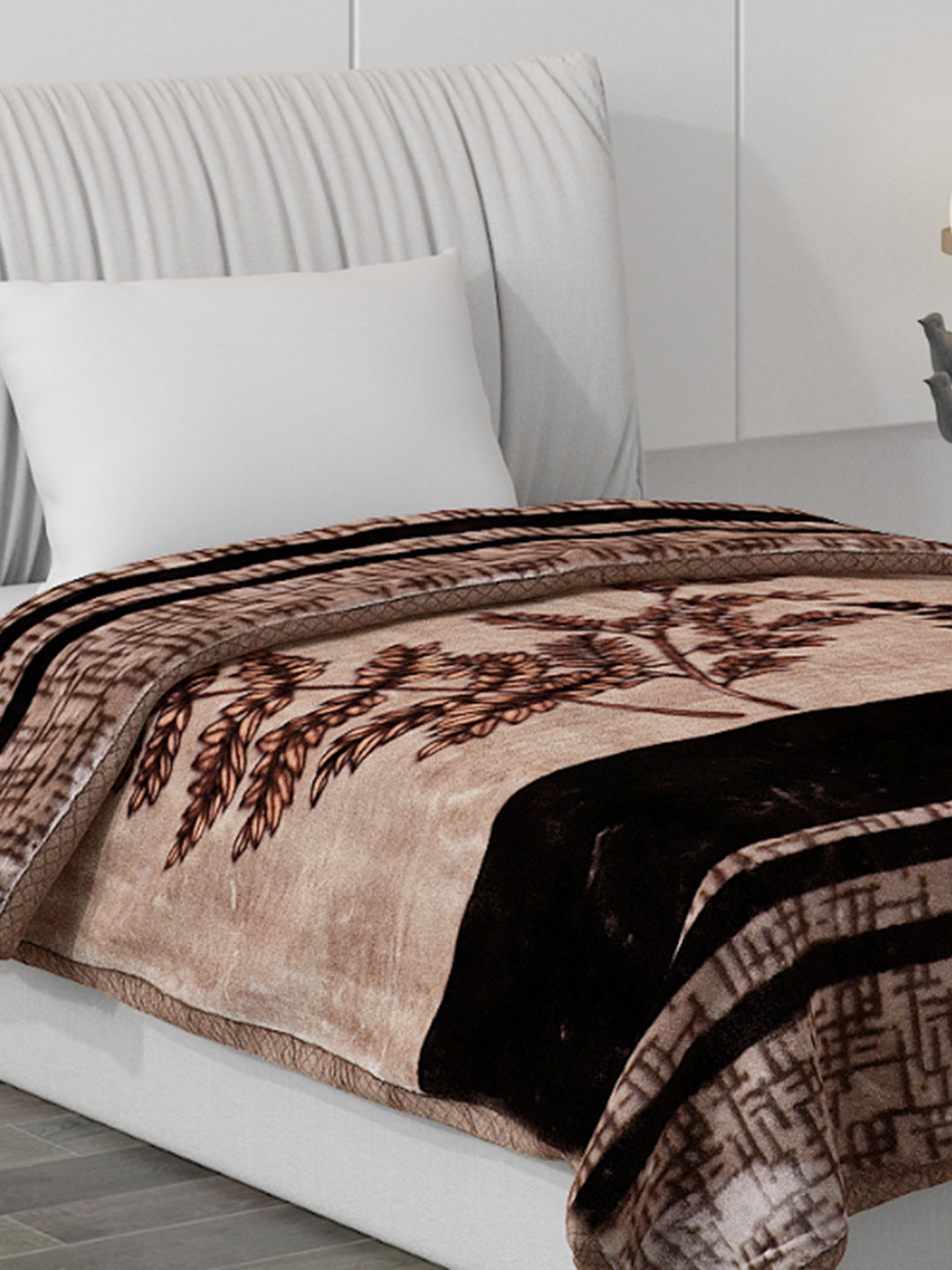 Printed Single Bed Blanket for Mild Winter -2 Ply